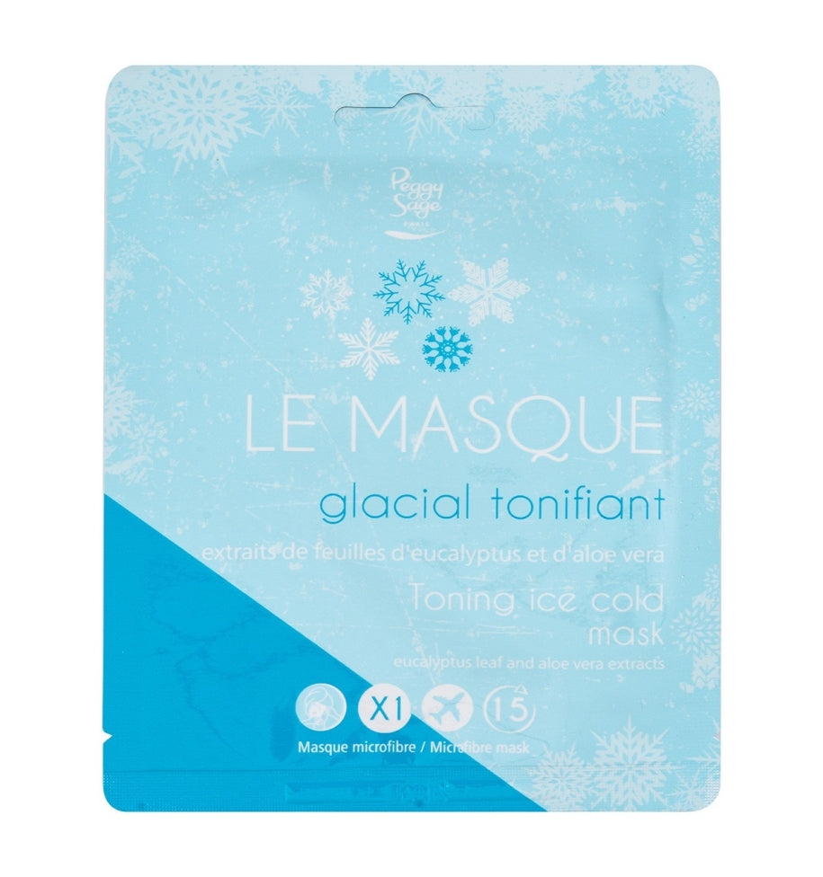 Maschera viso glaciale tonificante