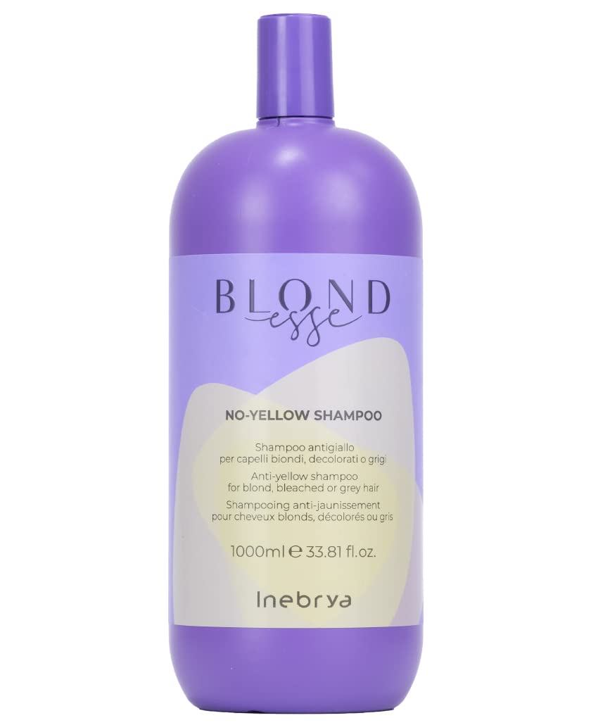 Shampoo antigiallo per capelli biondi, decolororati o grigi 1000ml