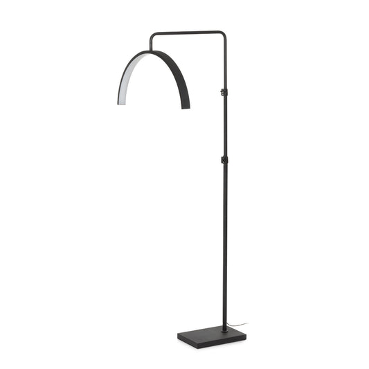 LAMPADA LED DA TERRA A MEZZALUNA ORIENTABILE